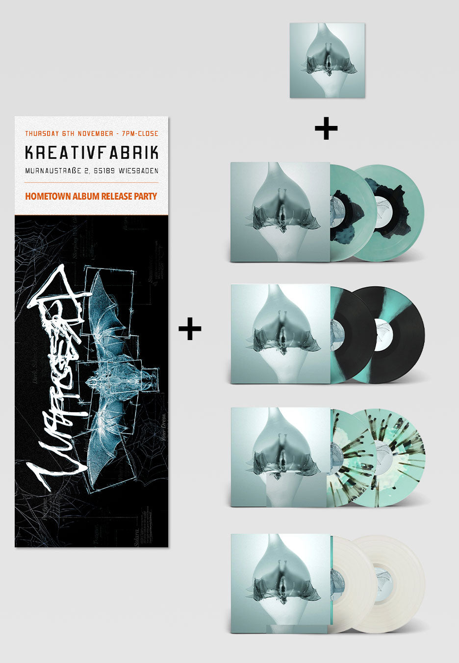 Unprocessed - Album Release Party (Hometown) - Ticket + CD + Vinyl