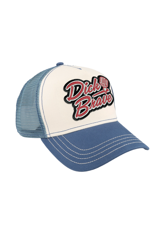 Dick Brave - Mic Logo Blue/White Trucker - Cap | Neutral-Image