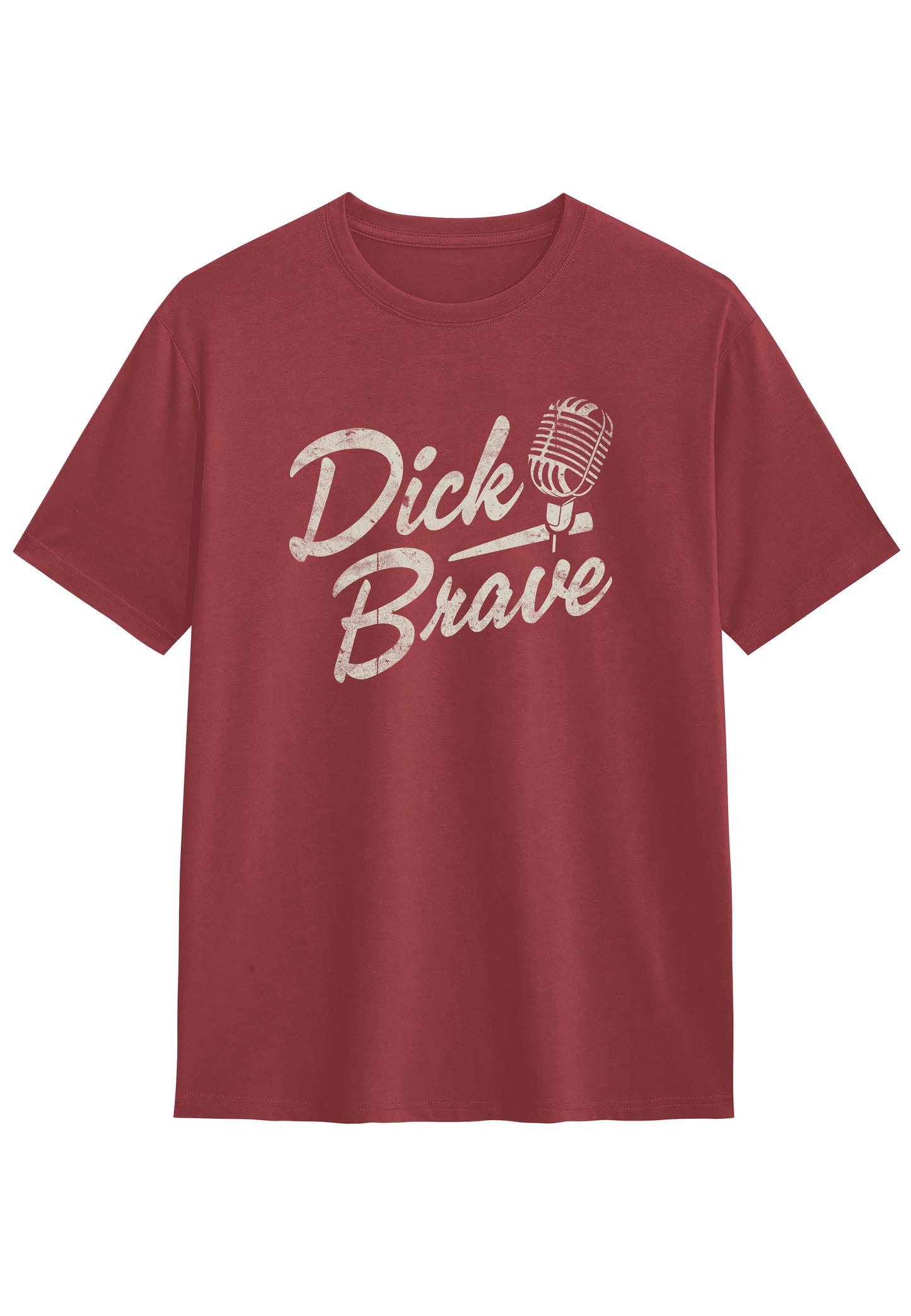 Dick Brave - Mic Logo Cardinal Red - T-Shirt | Men-Image