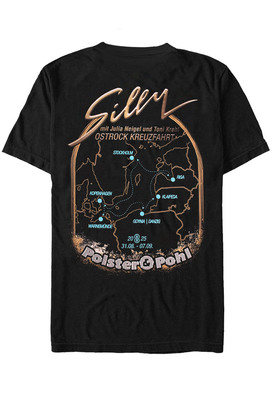 Silly - Ostrock Kreuzfahrt 2025 - T-Shirt | Neutral-Image